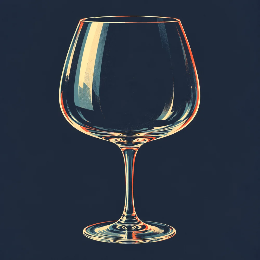Burgunderglas