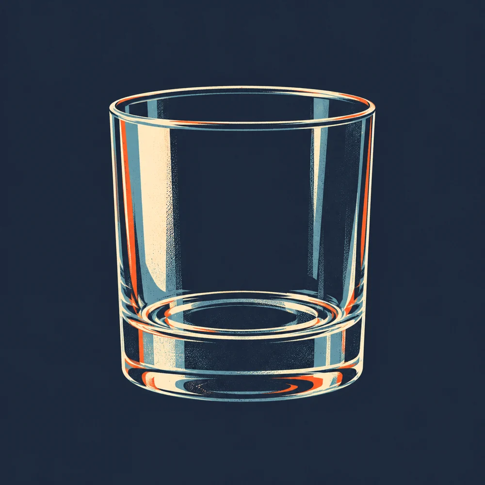 Gin Smash: Bild folgt, leeres Glas als Platzhalter