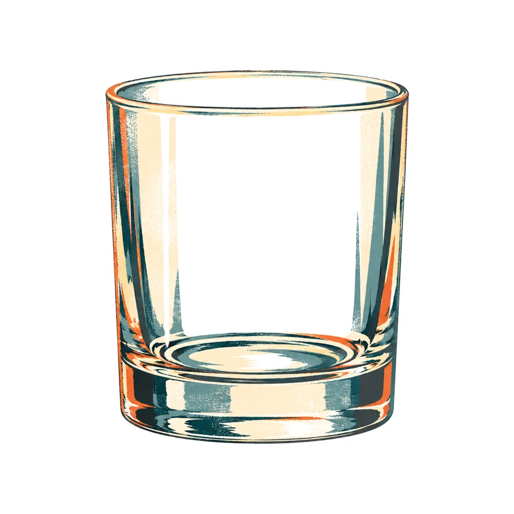 Gin Smash: Bild folgt, leeres Glas als Platzhalter