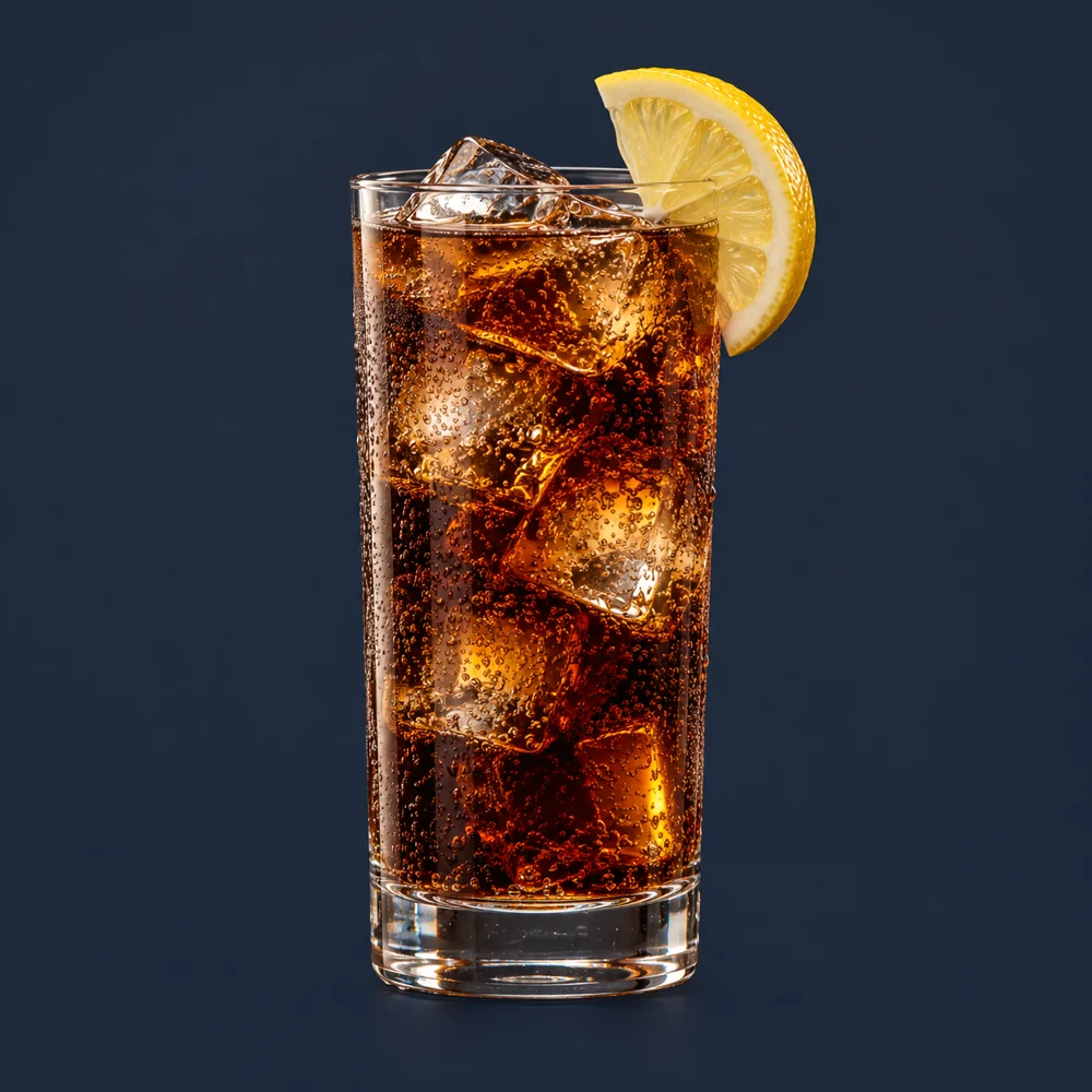 Amaretto Cola: KI-generierte Illustration
