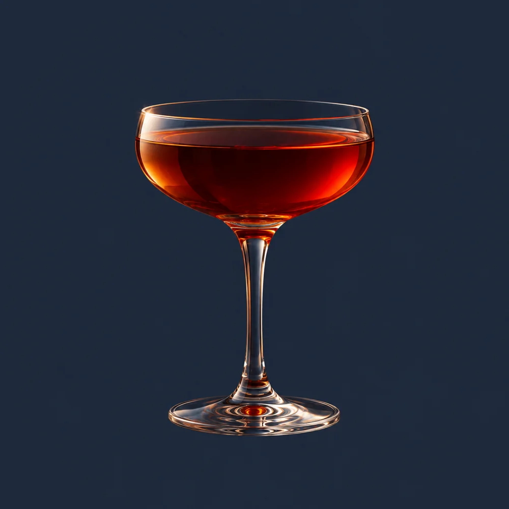 Blackthorn Cocktail: KI-generierte Illustration