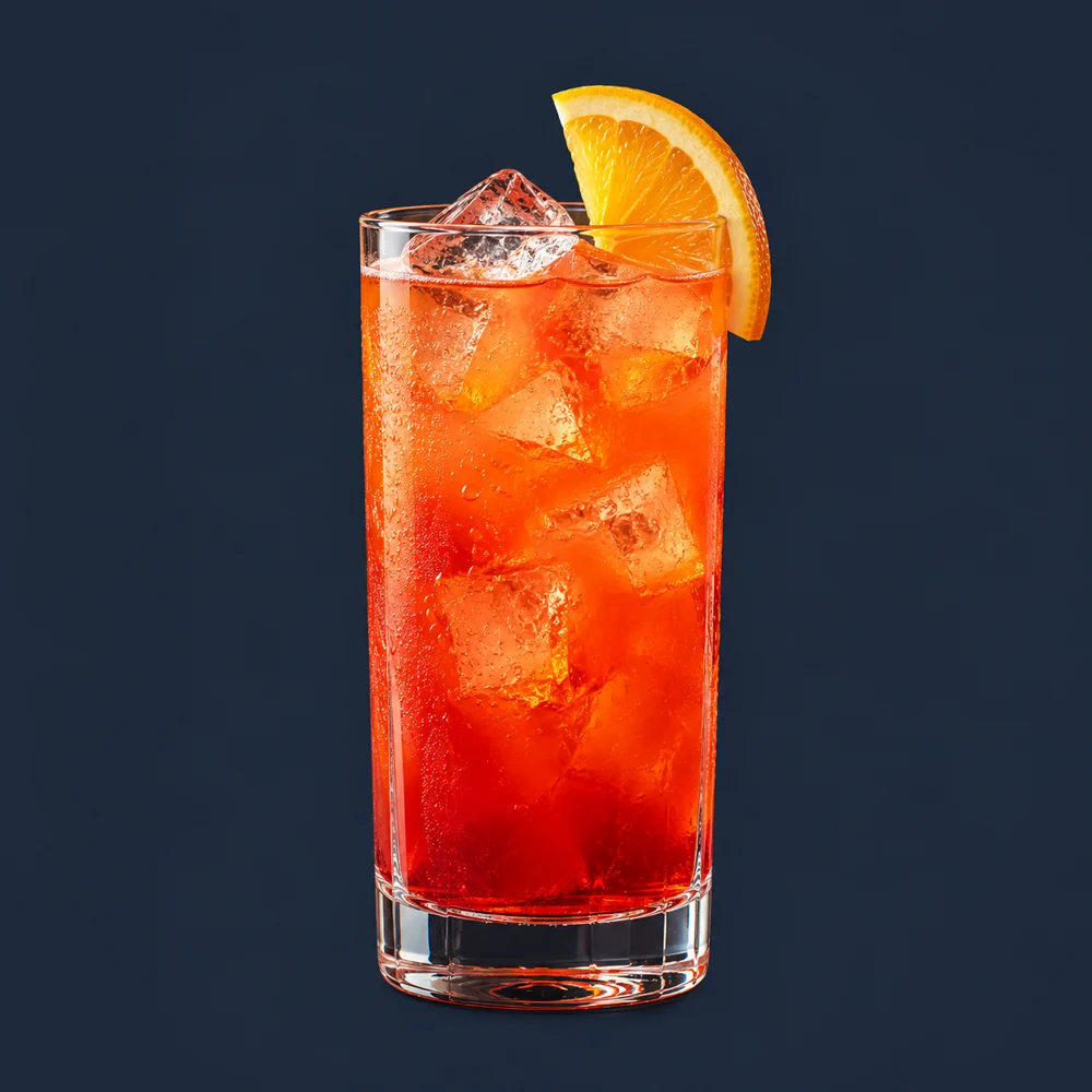 Campari Soda: KI-generierte Illustration