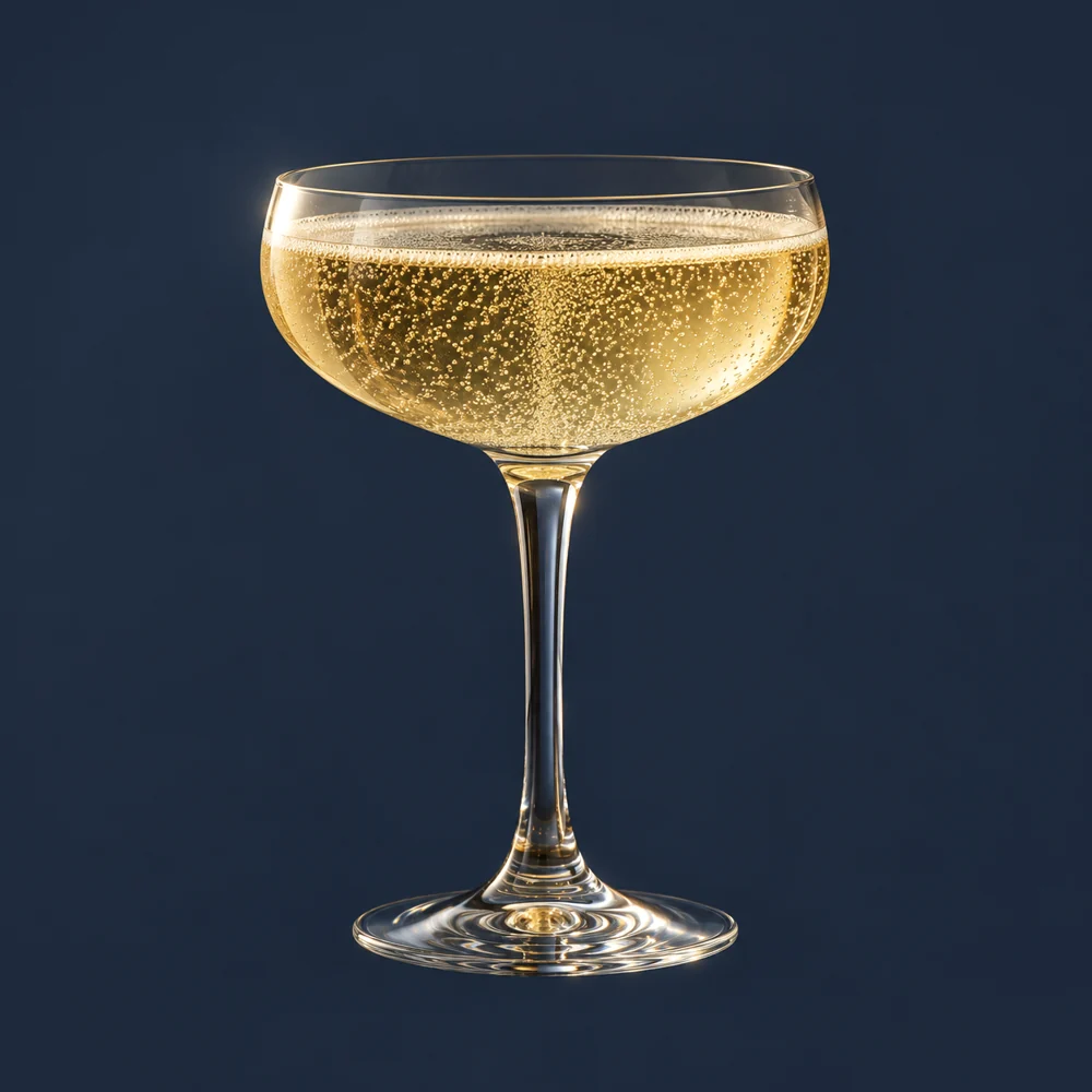 Champagne Cocktail: KI-generierte Illustration