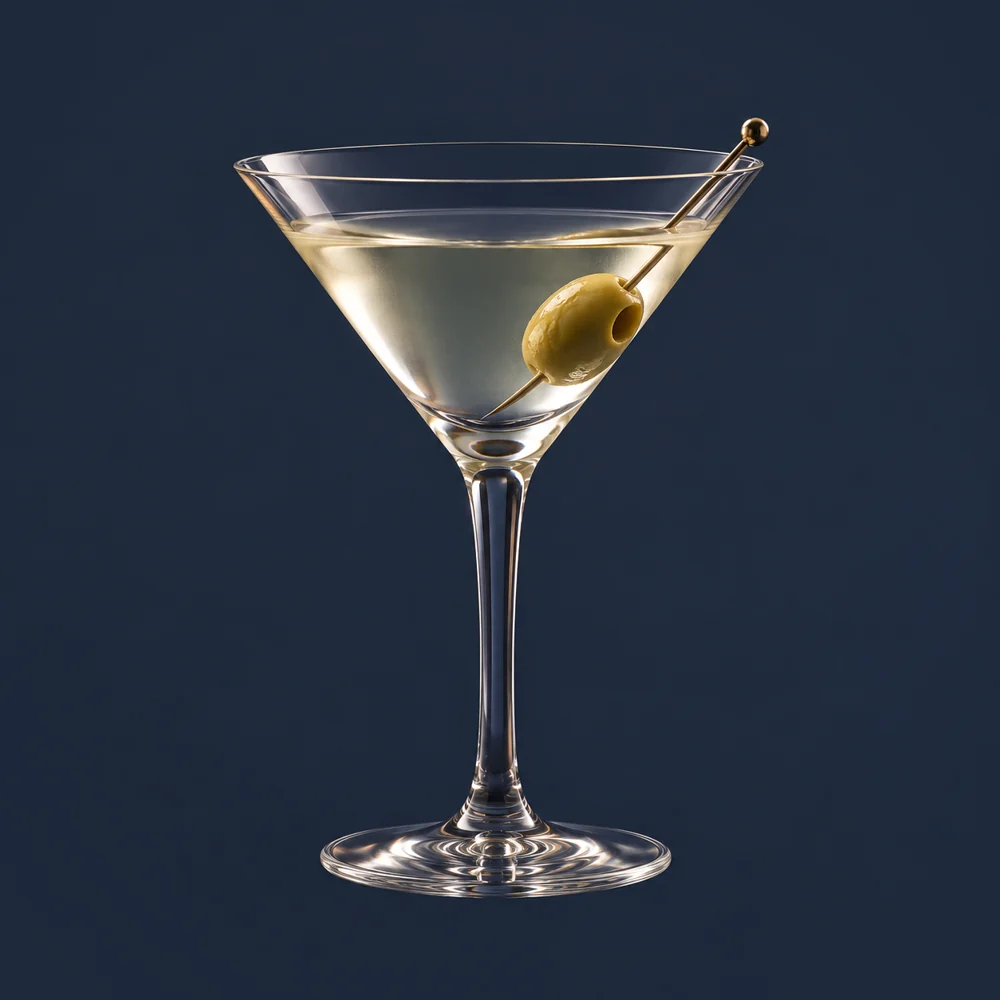 Dry Martini: KI-generierte Illustration