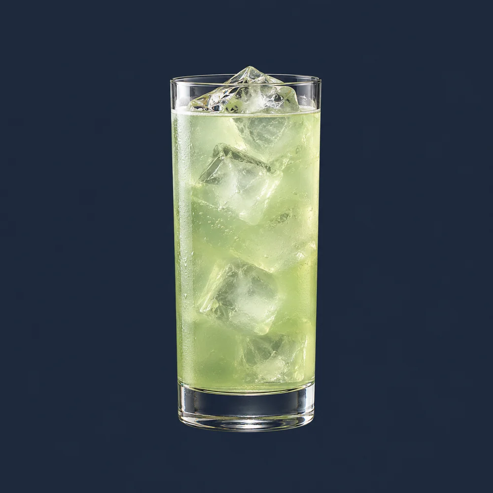 Erdbeer-Basilikum-Limonade: KI-generierte Illustration