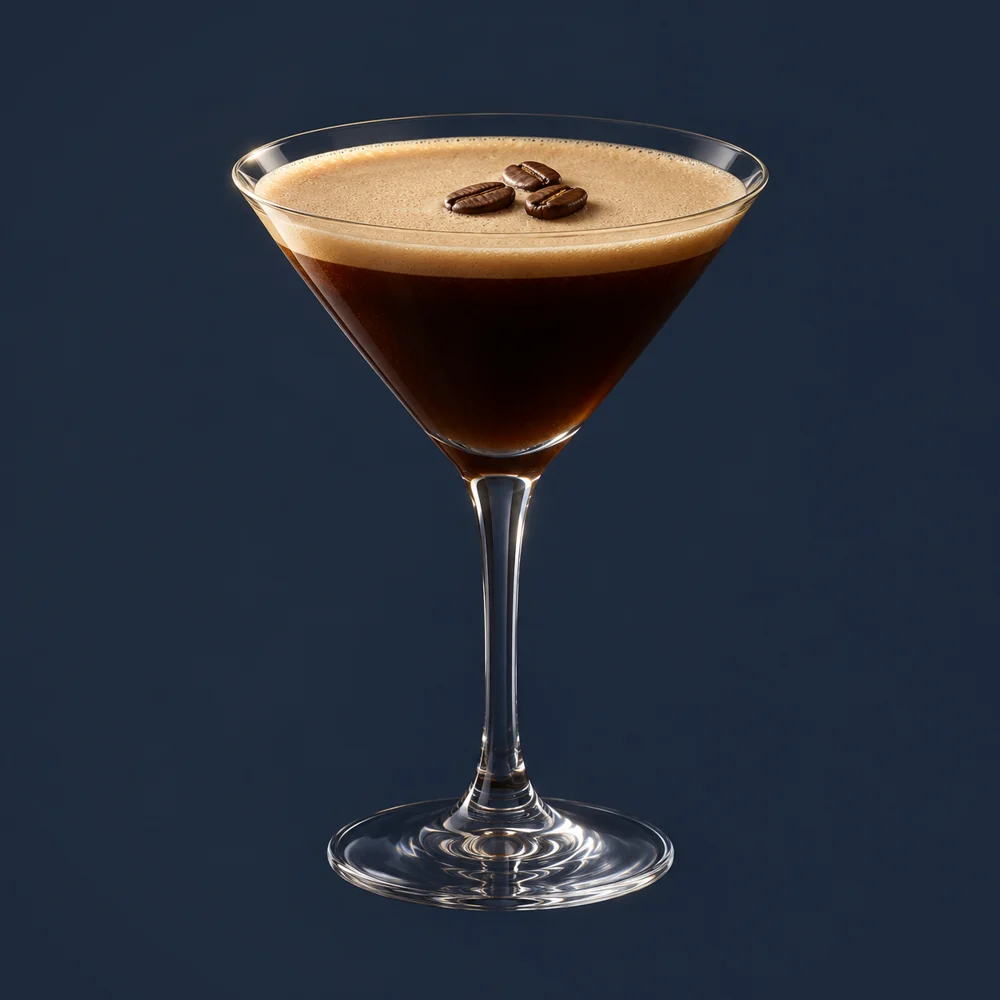 Espresso Martini: KI-generierte Illustration