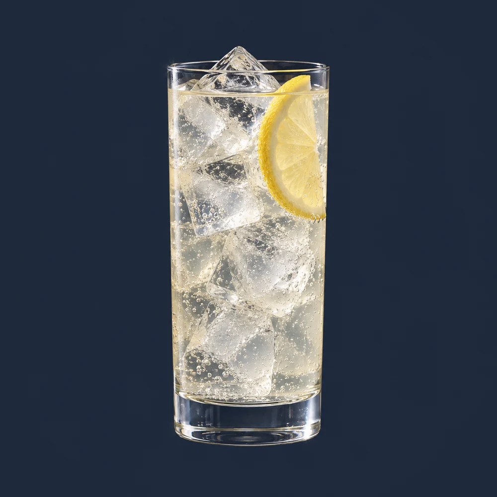 Gin Lemon: KI-generierte Illustration