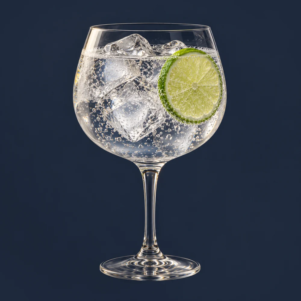 Gin Tonic: KI-generierte Illustration