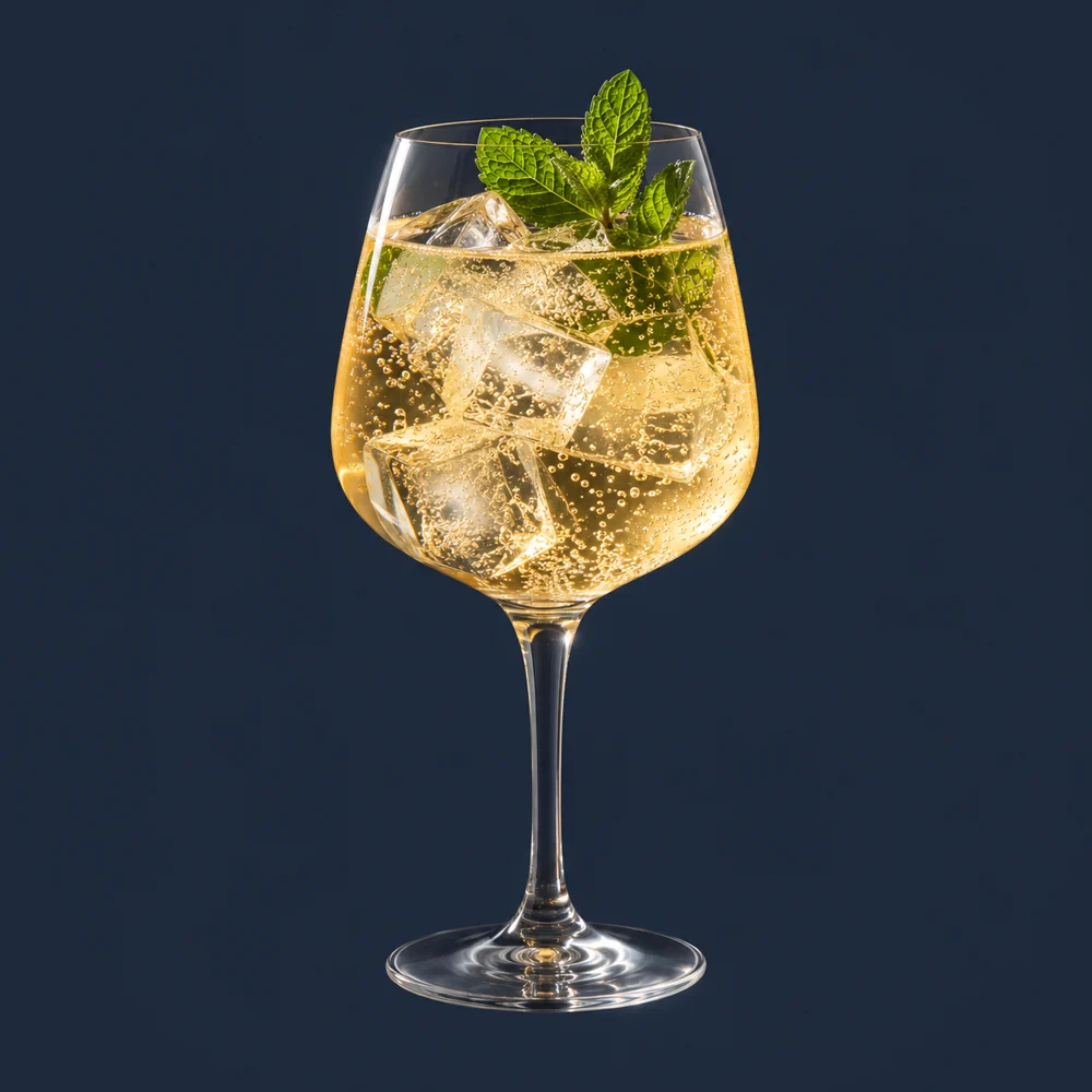 Limoncello Spritz: KI-generierte Illustration