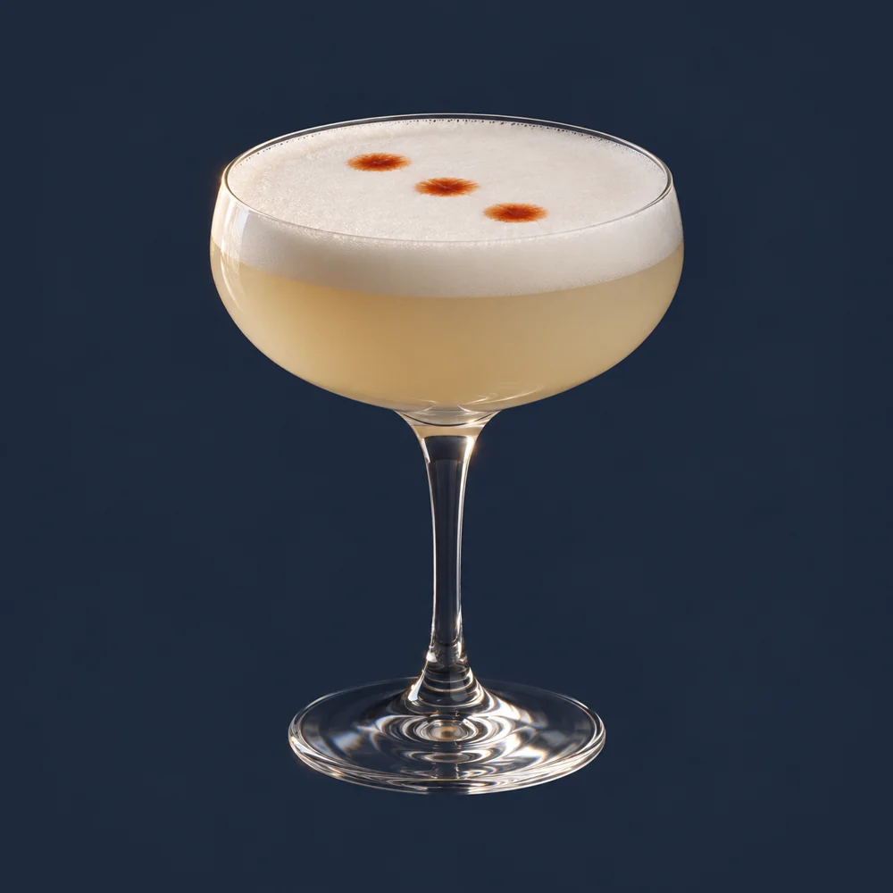 Pisco Sour: KI-generierte Illustration