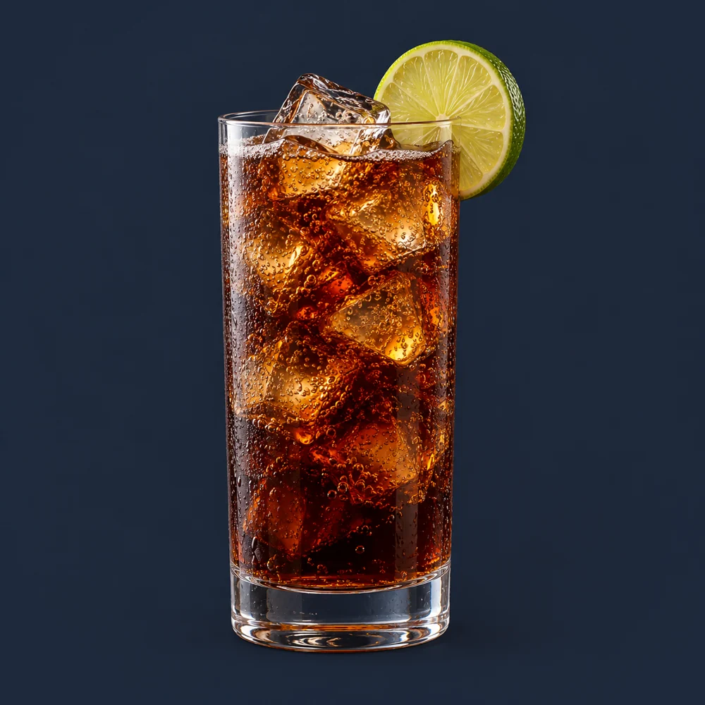 Spiced Rum Cola: KI-generierte Illustration