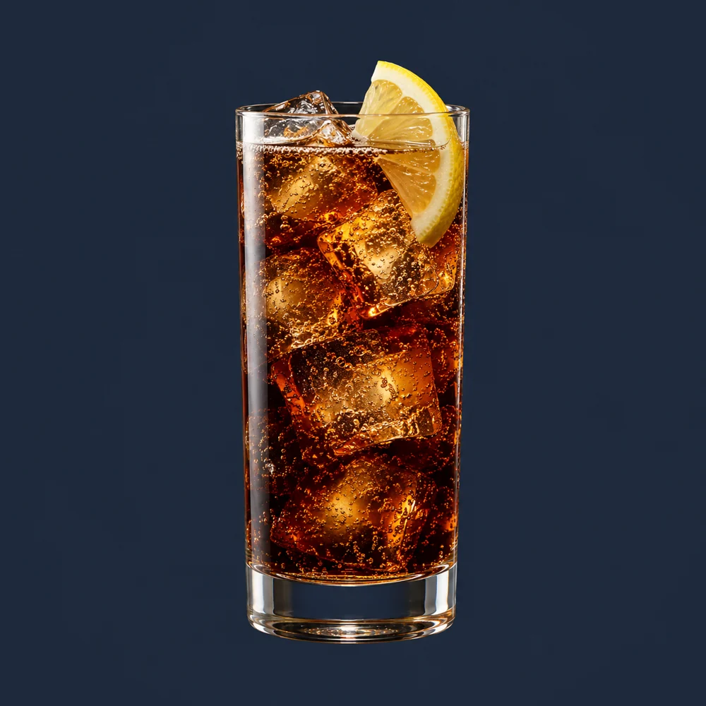 Whisky Cola: KI-generierte Illustration