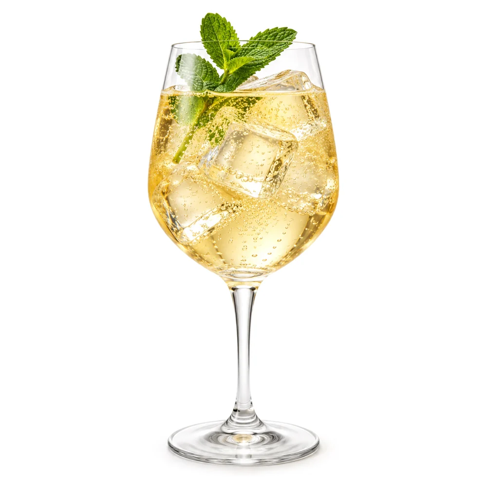 Limoncello Spritz: KI-generierte Illustration
