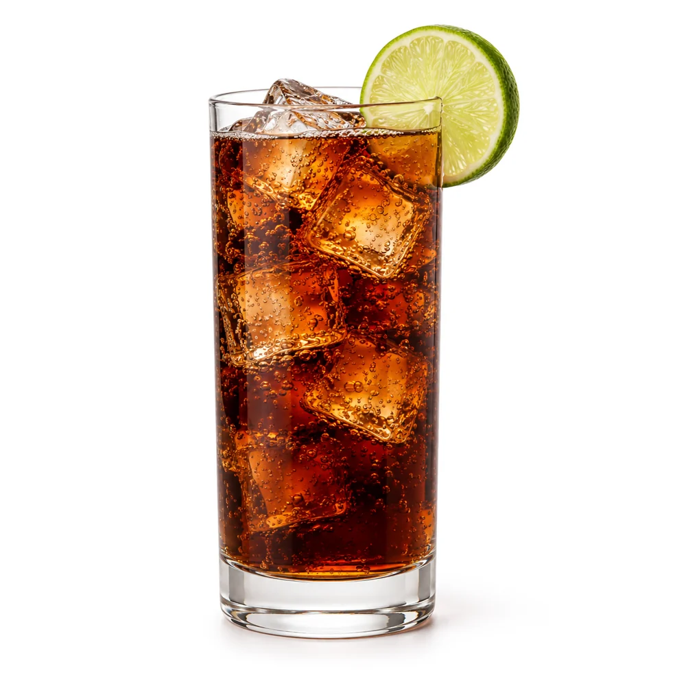Spiced Rum Cola: KI-generierte Illustration