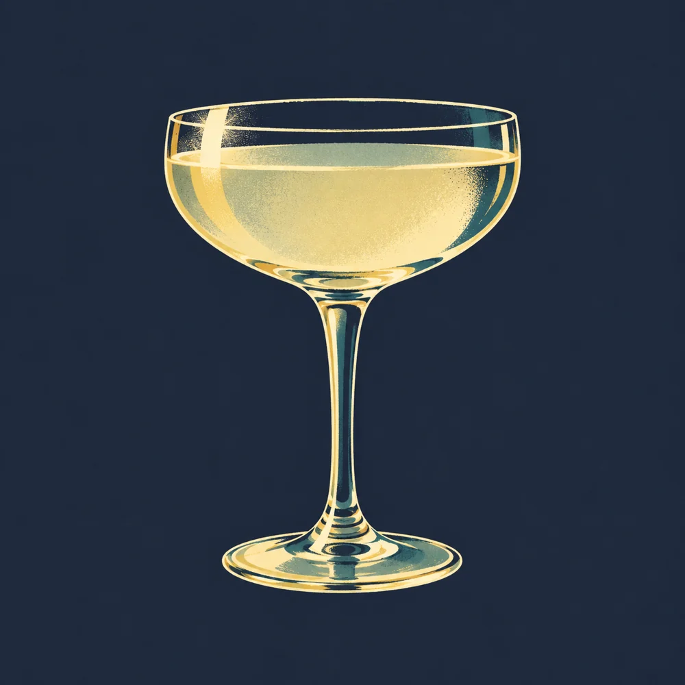 Absinthe Frappé: KI-generierte Illustration