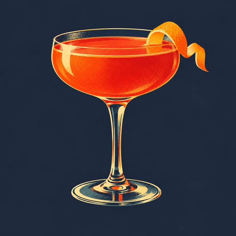 Boulevardier: KI-generierte Illustration