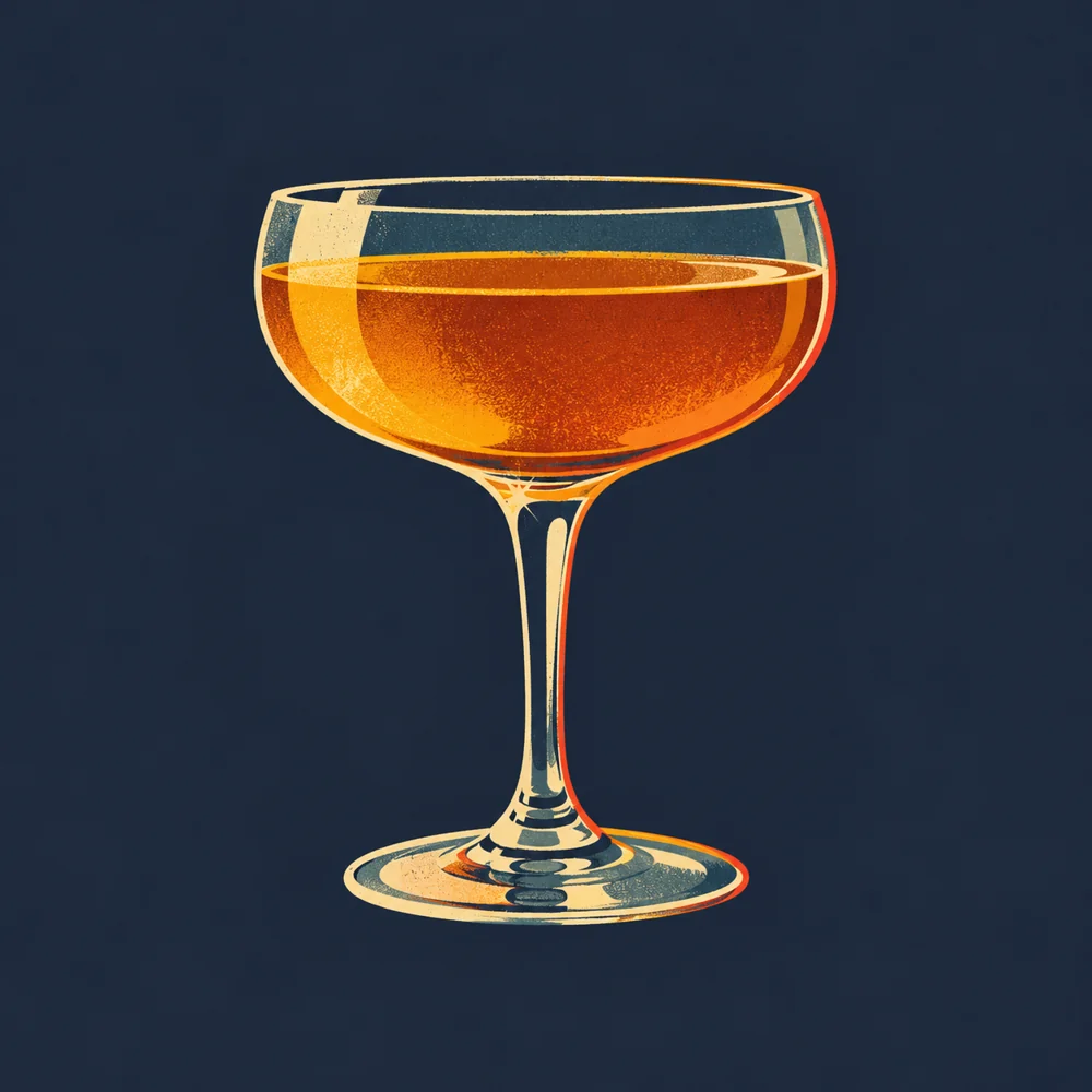 Brandy Fizz: KI-generierte Illustration