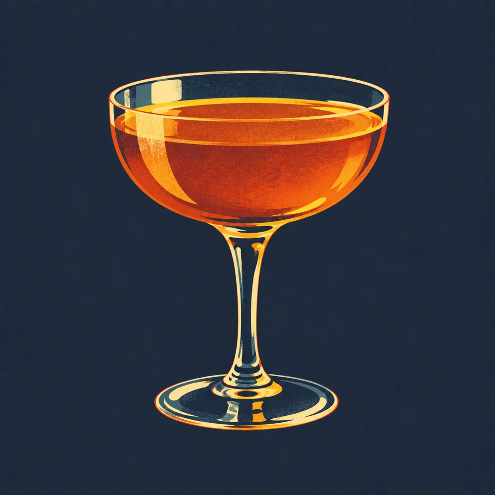 Brandy Sling: KI-generierte Illustration