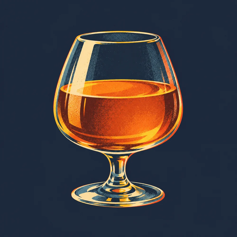 Brandy Toddy: KI-generierte Illustration