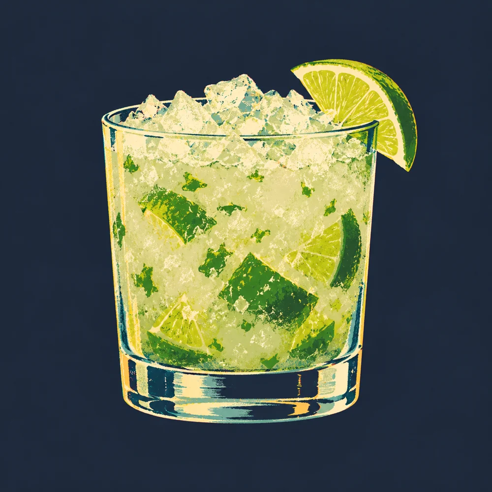 Caipirinha: KI-generierte Illustration