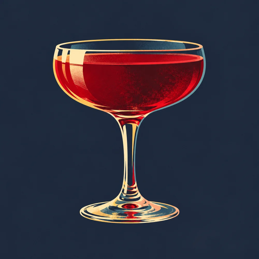 California Sherry Cobbler: KI-generierte Illustration