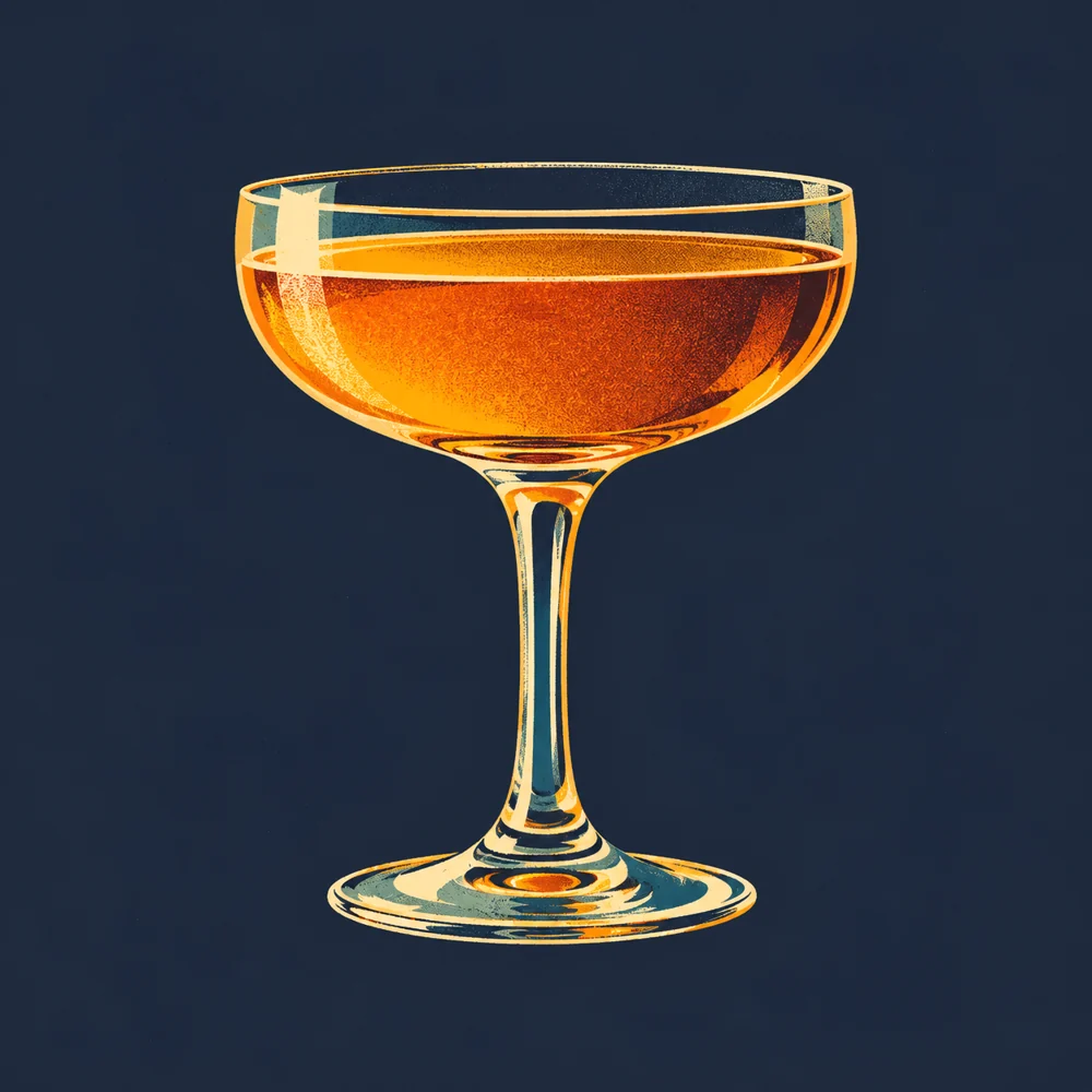 Cold Whiskey Sling: KI-generierte Illustration