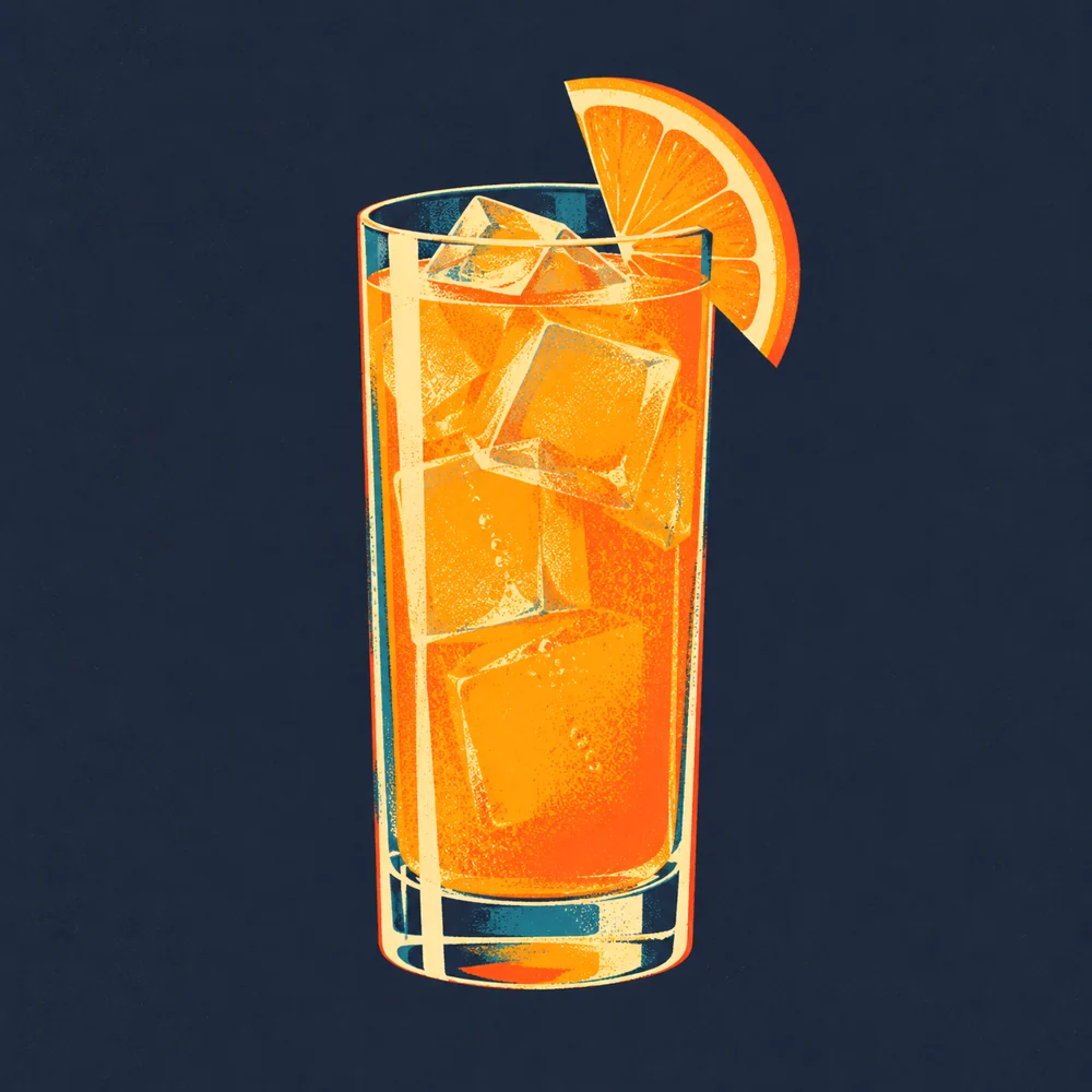 Fuzzy Navel: KI-generierte Illustration