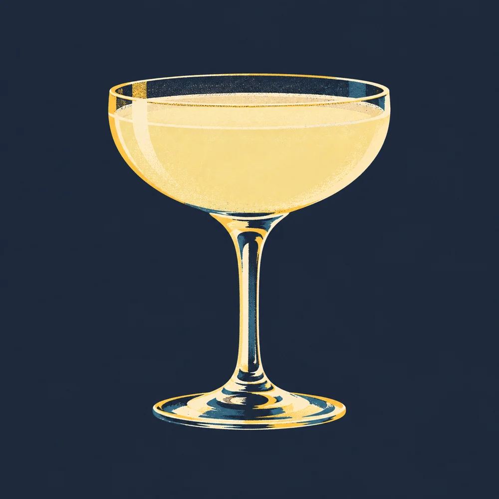 Gin Sour: KI-generierte Illustration
