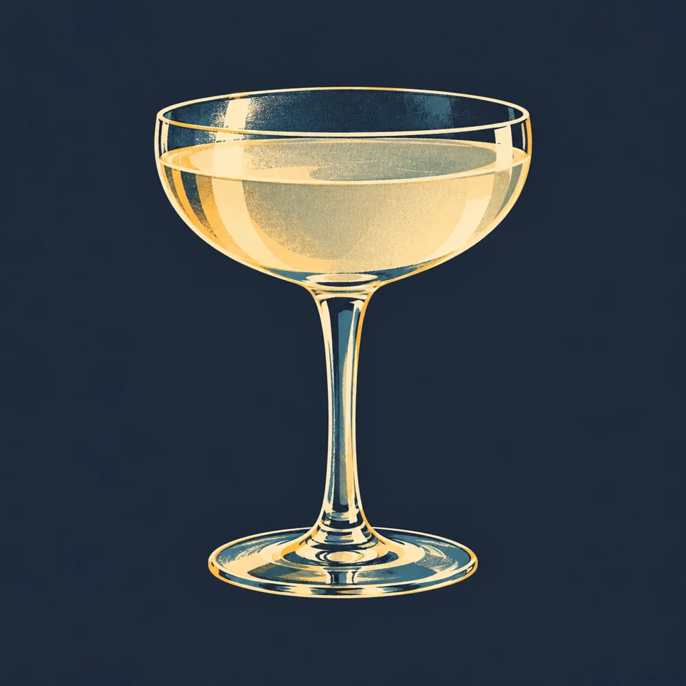 Gin Toddy: KI-generierte Illustration