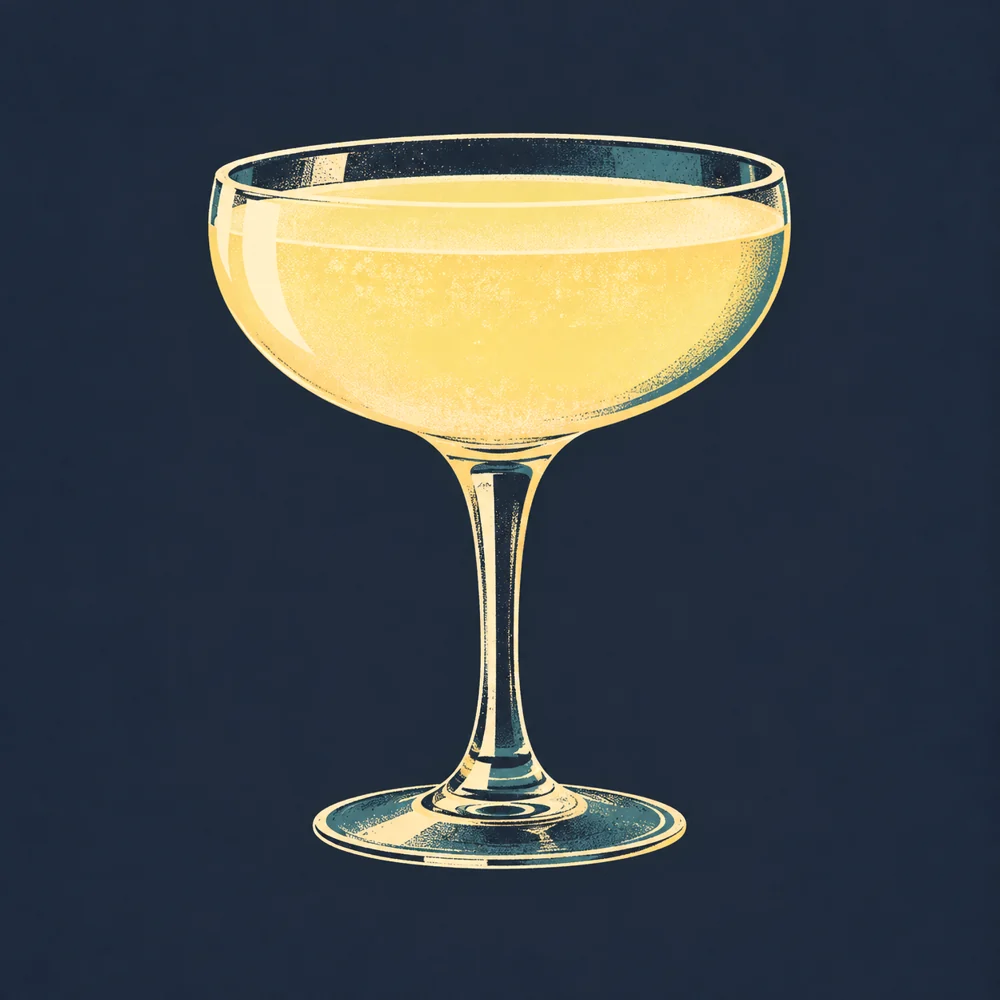 Ginger Ale Fizz: KI-generierte Illustration