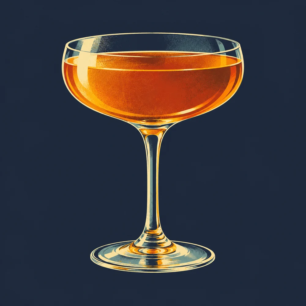 Hot Scotch Whiskey Sling: KI-generierte Illustration