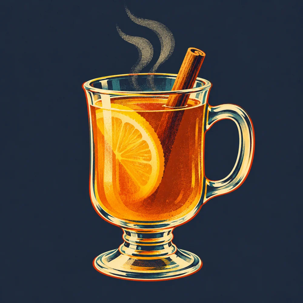 Hot Toddy: KI-generierte Illustration