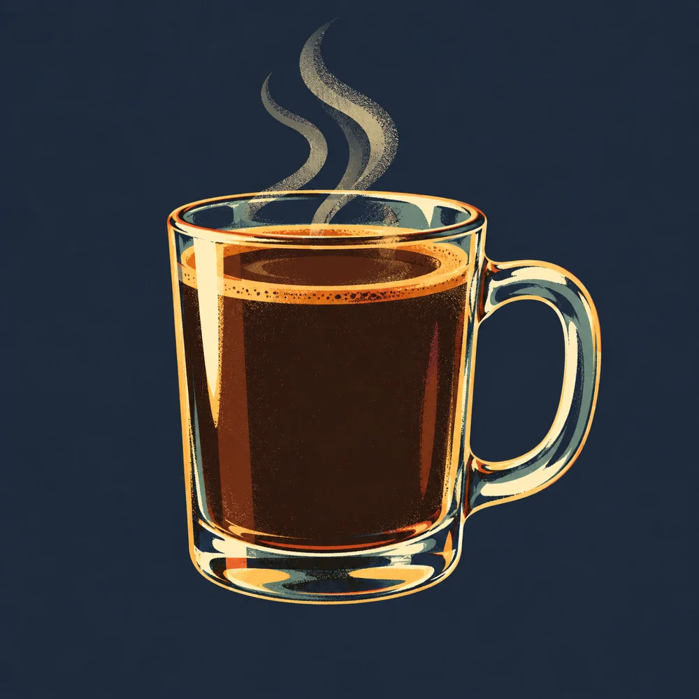 Irish Coffee: KI-generierte Illustration