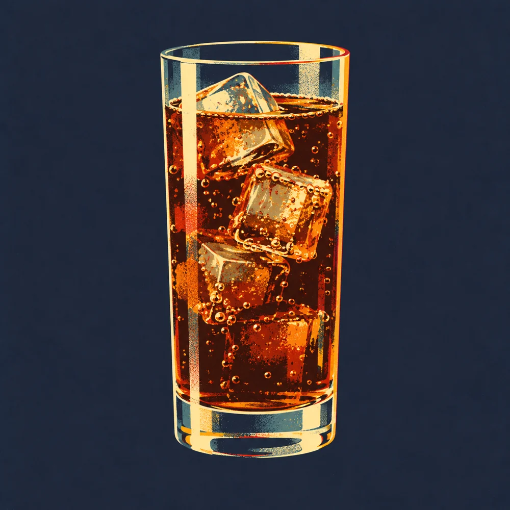 Jägermeister Cola: KI-generierte Illustration