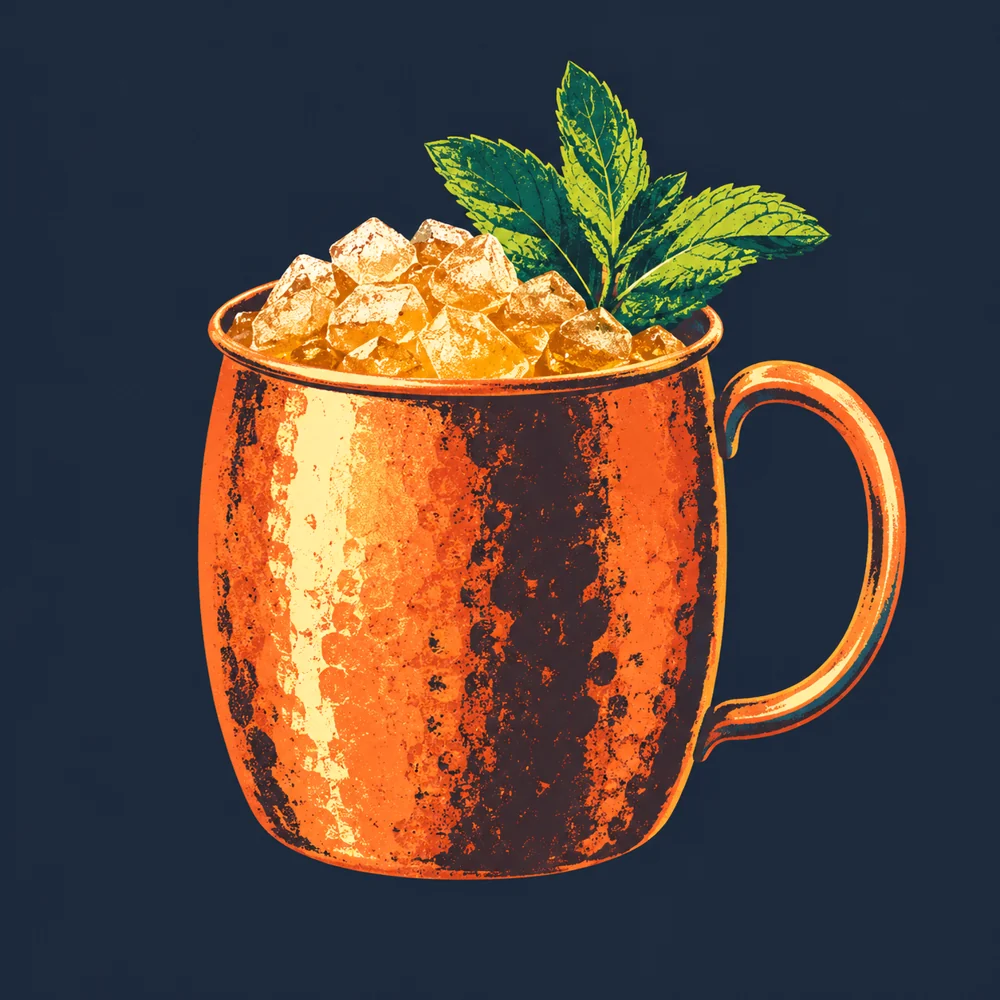 Kentucky Mule: KI-generierte Illustration