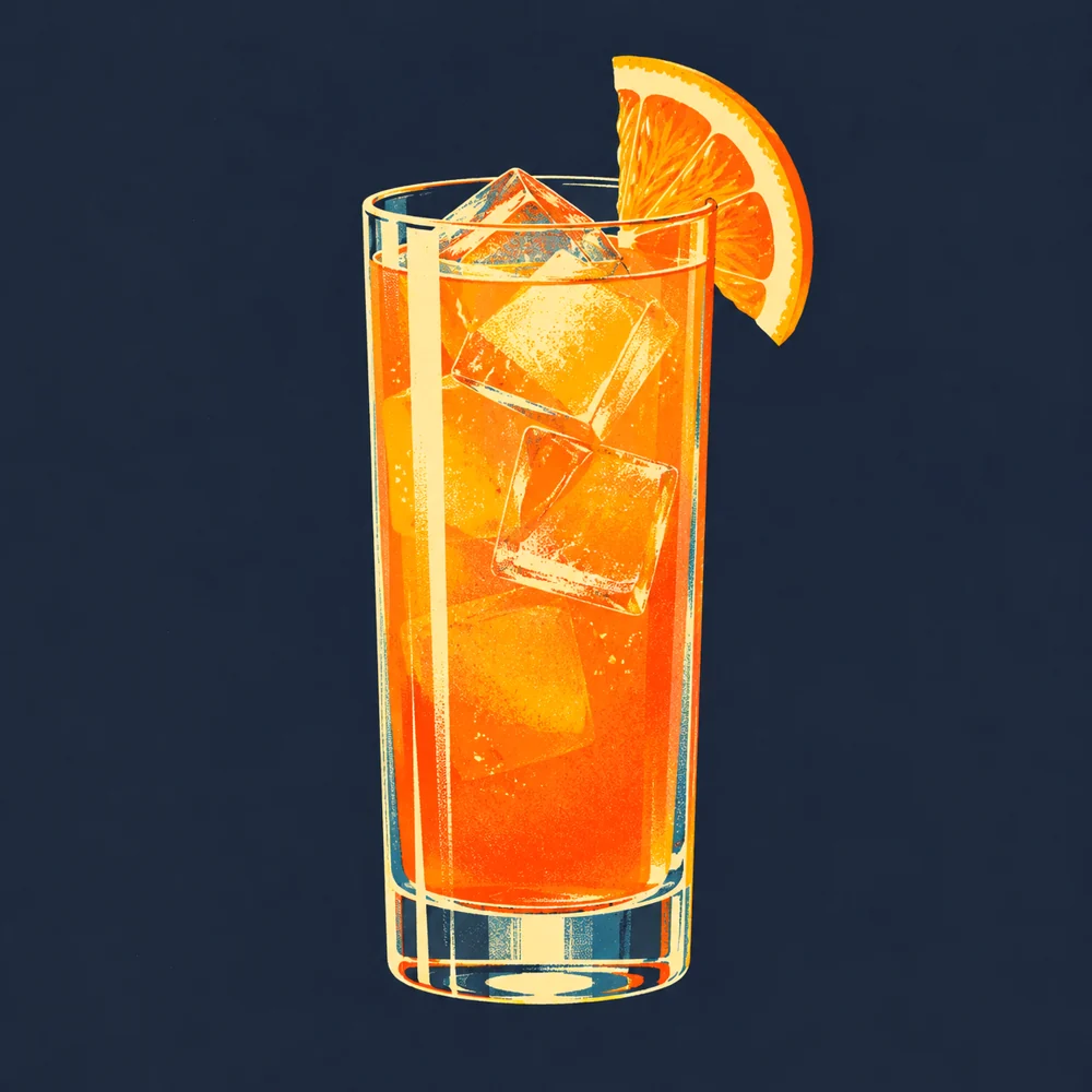 Kräuterlikör Orange: KI-generierte Illustration