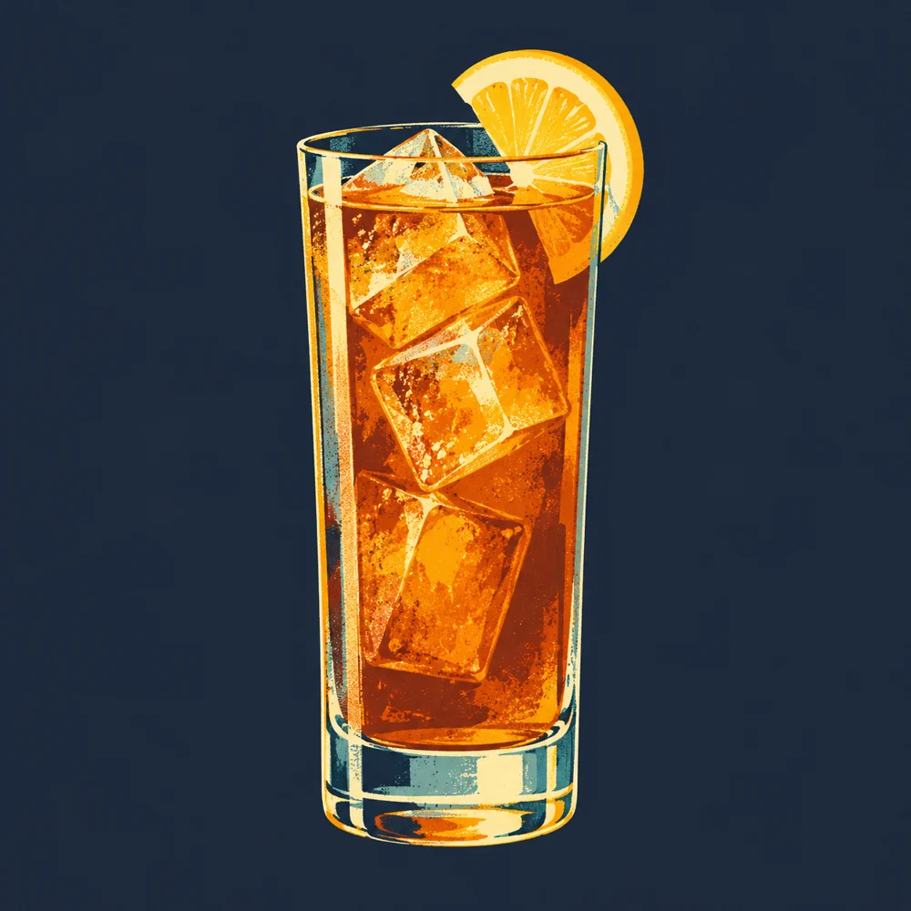 Long Island Iced Tea: KI-generierte Illustration