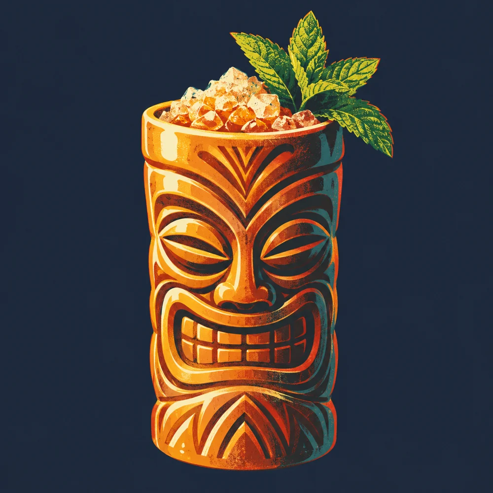 Mai Tai: KI-generierte Illustration