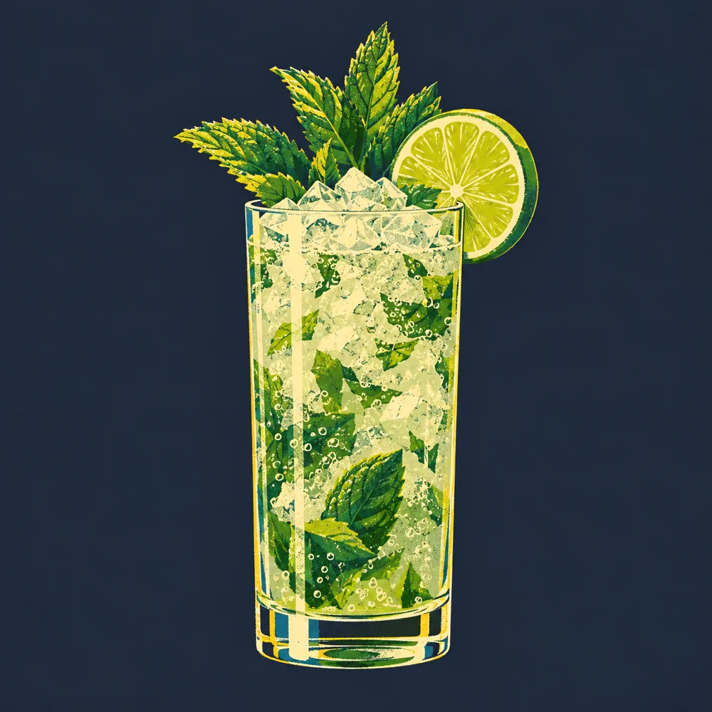 Mojito: KI-generierte Illustration