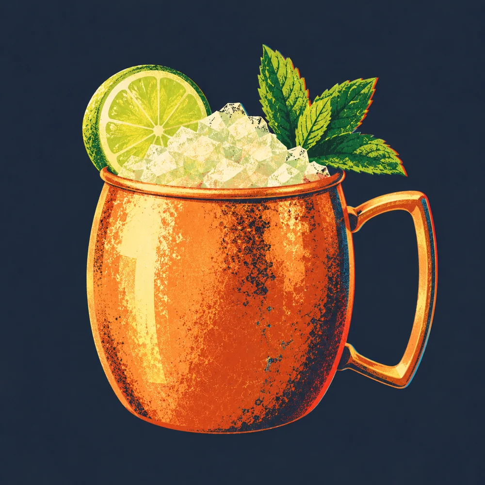Moscow Mule: KI-generierte Illustration