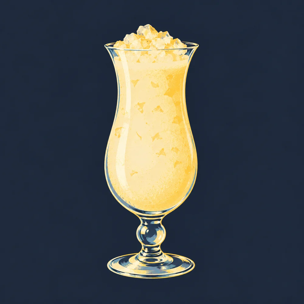 Piña Colada: KI-generierte Illustration
