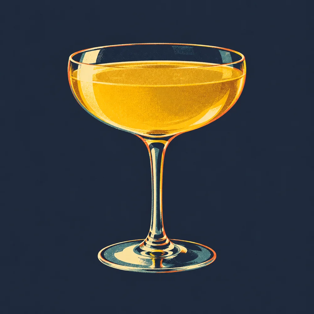 Pineapple Fizz: KI-generierte Illustration