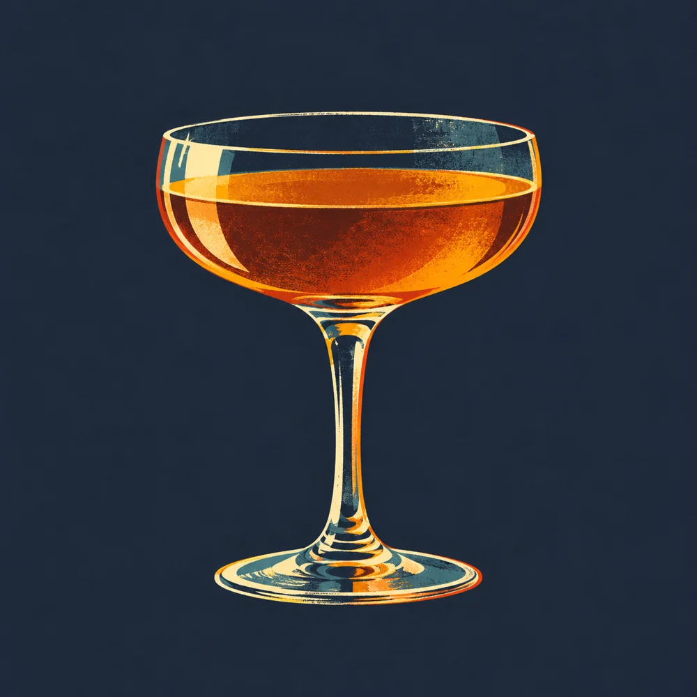 Pousse Café: KI-generierte Illustration