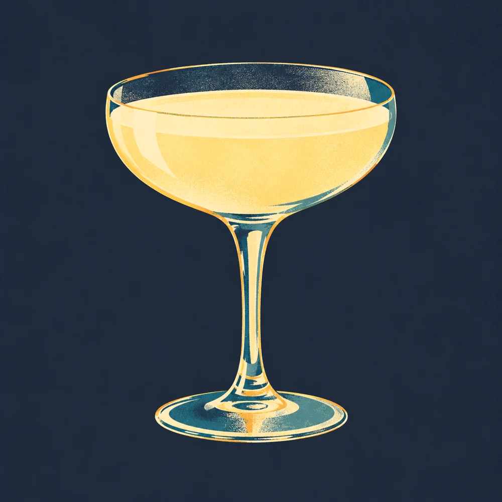 Rum Fizz: KI-generierte Illustration