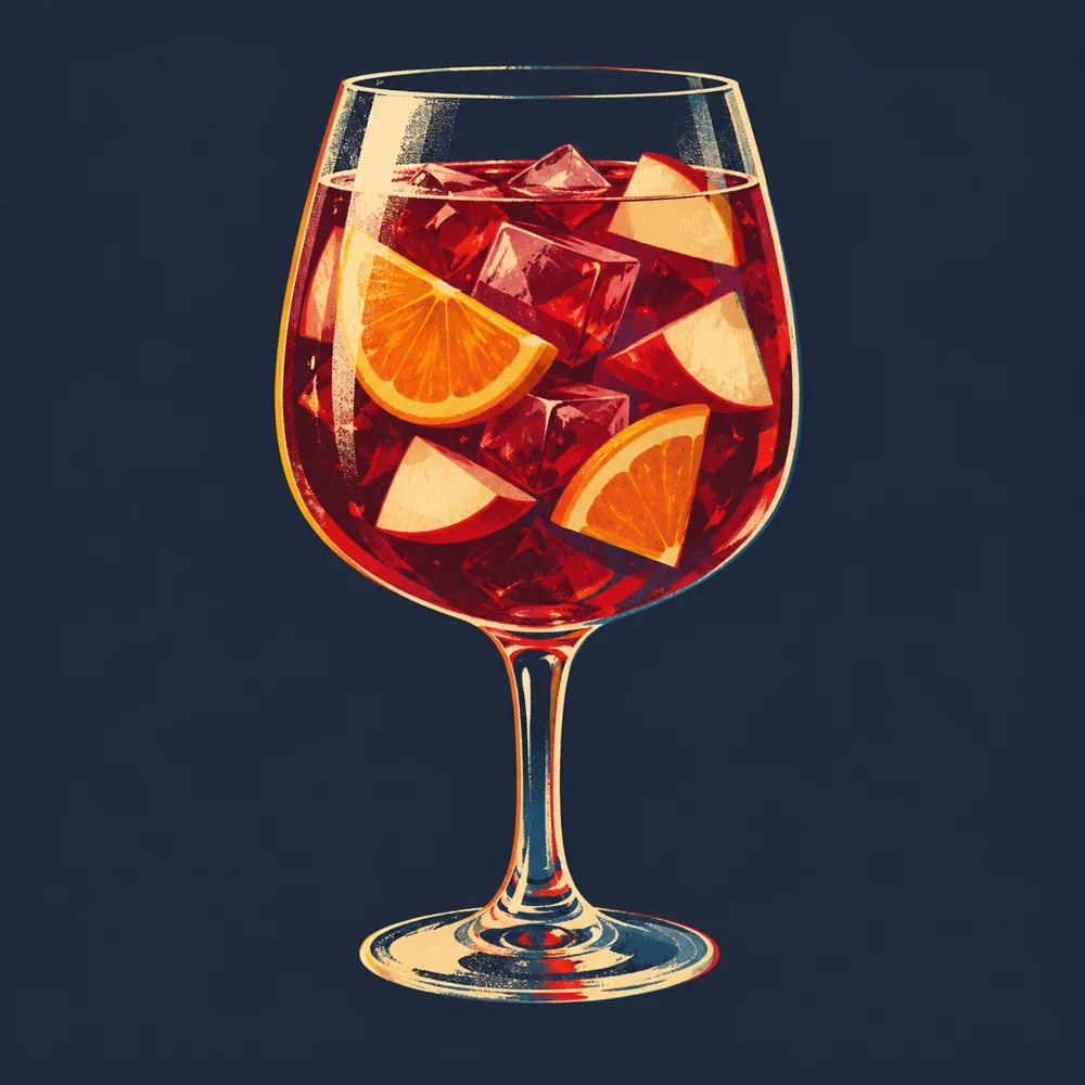 Sangria: KI-generierte Illustration