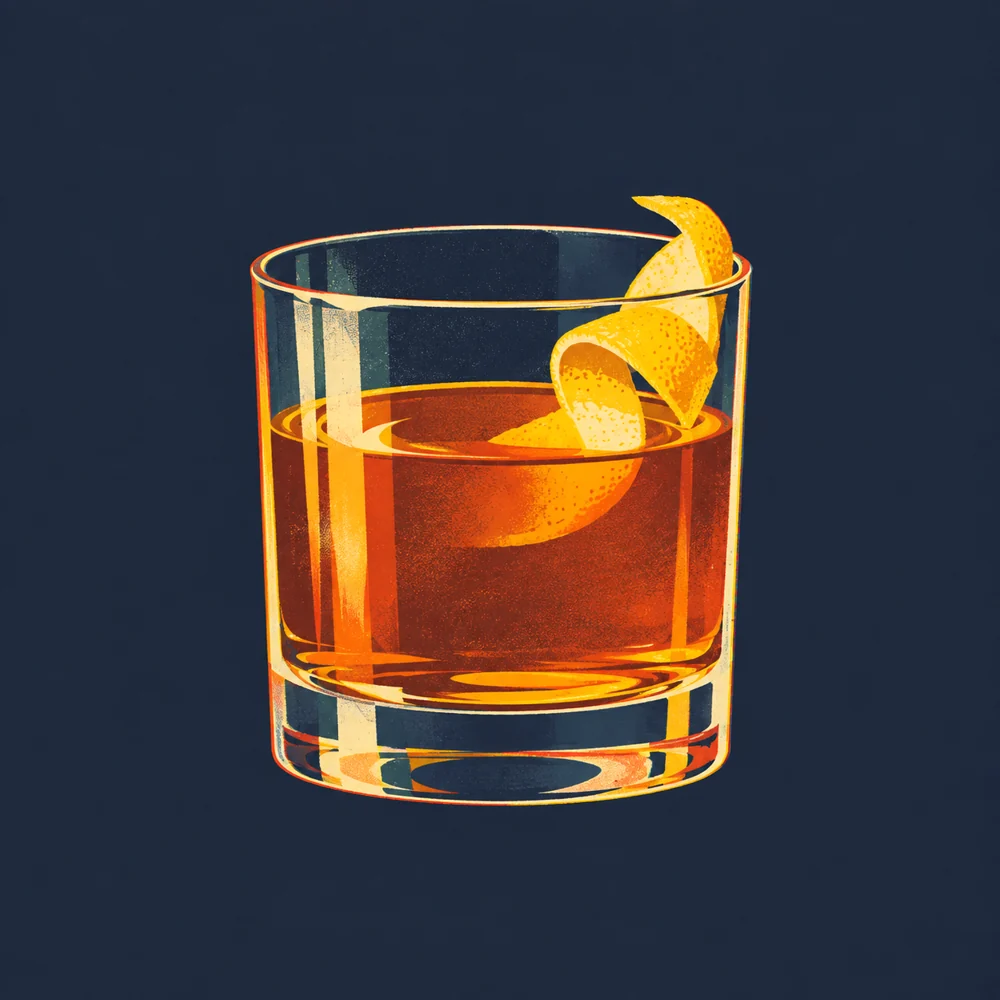Sazerac: KI-generierte Illustration