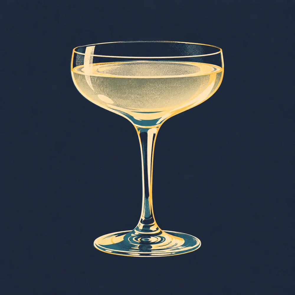 Sherry Wine Sangaree: KI-generierte Illustration