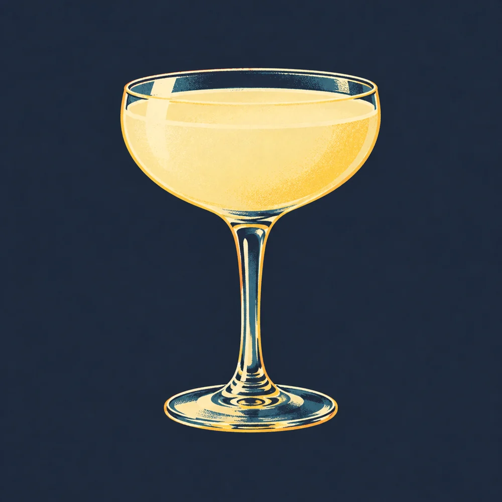 Singapore Sling: KI-generierte Illustration