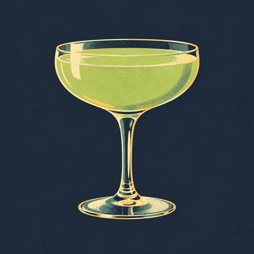 Southside Fizz: KI-generierte Illustration