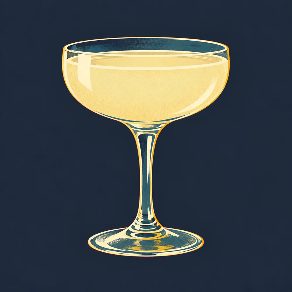 Special Gin Fizz: KI-generierte Illustration